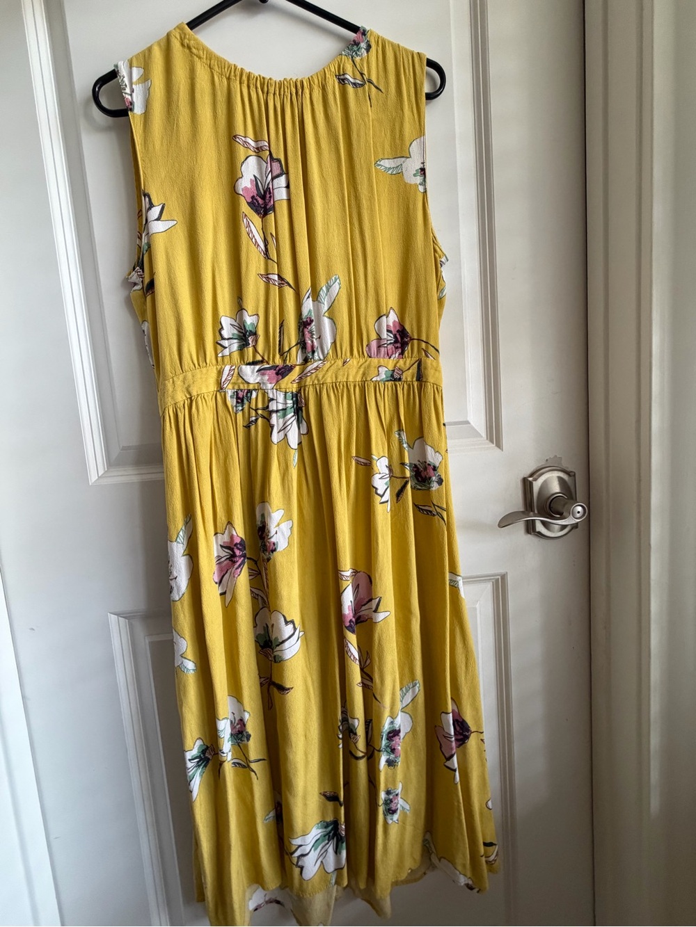Zara Yellow Floral Maxi Dress